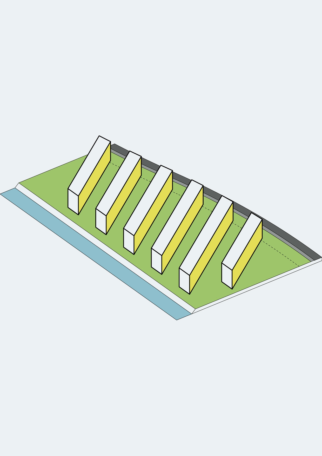 Design diagram, Student Residence of the University of Cyprus (Phase b)