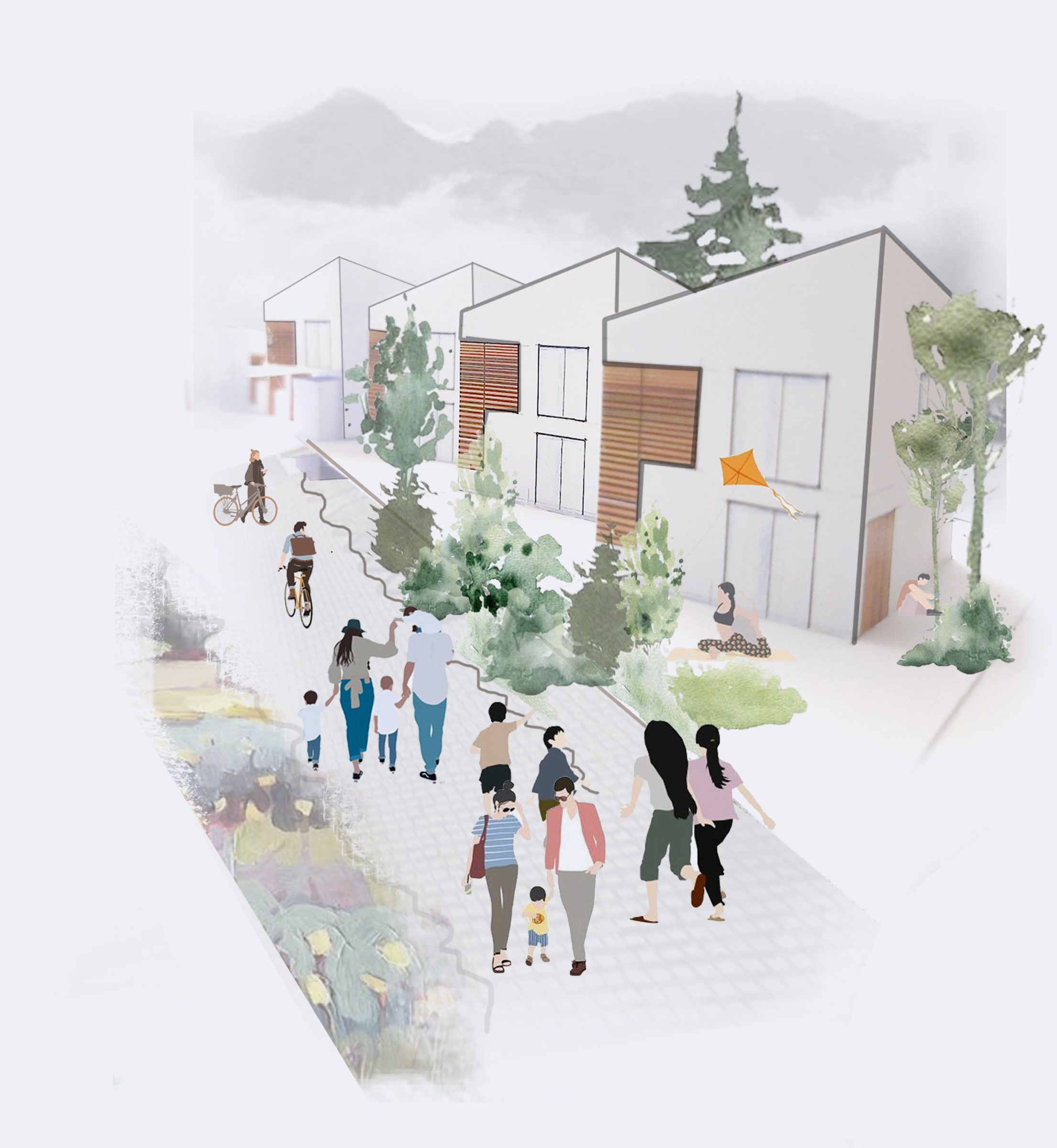 Design diagram, Social Housing Complex