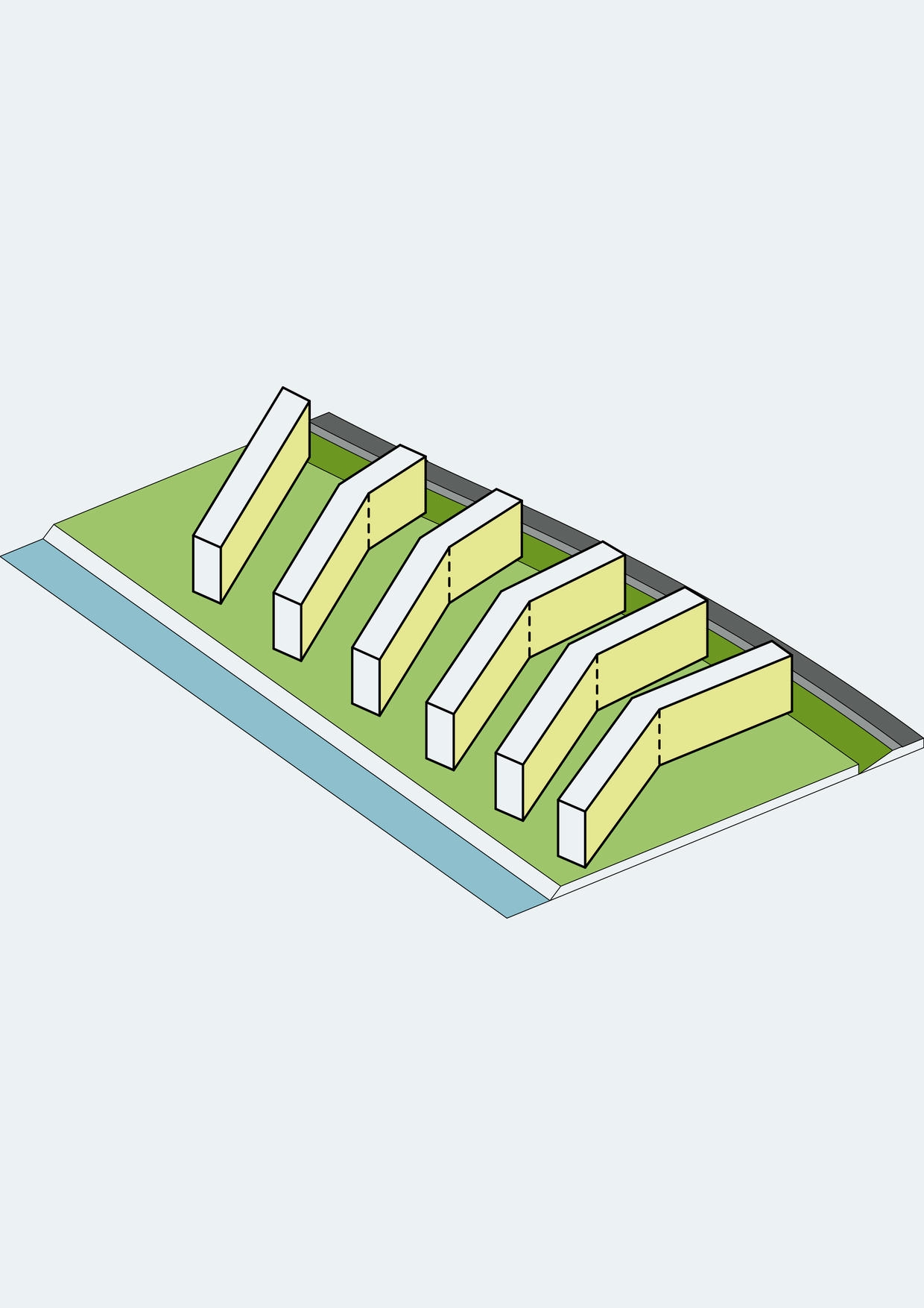 Design diagram, Student Residence of the University of Cyprus (Phase b)