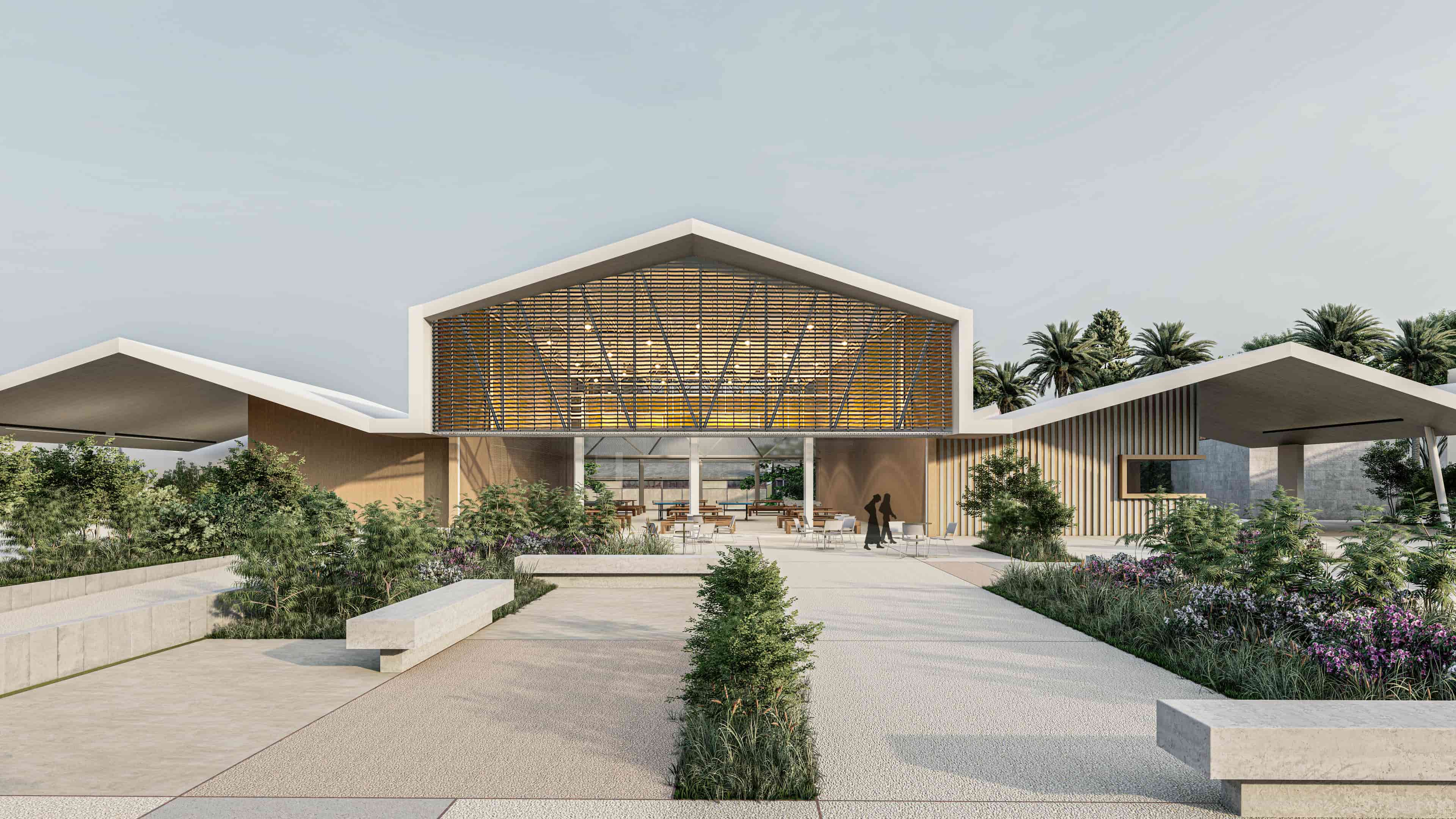 Pancyprian Highschool – Masterplan and Sports Hall, Nicosia