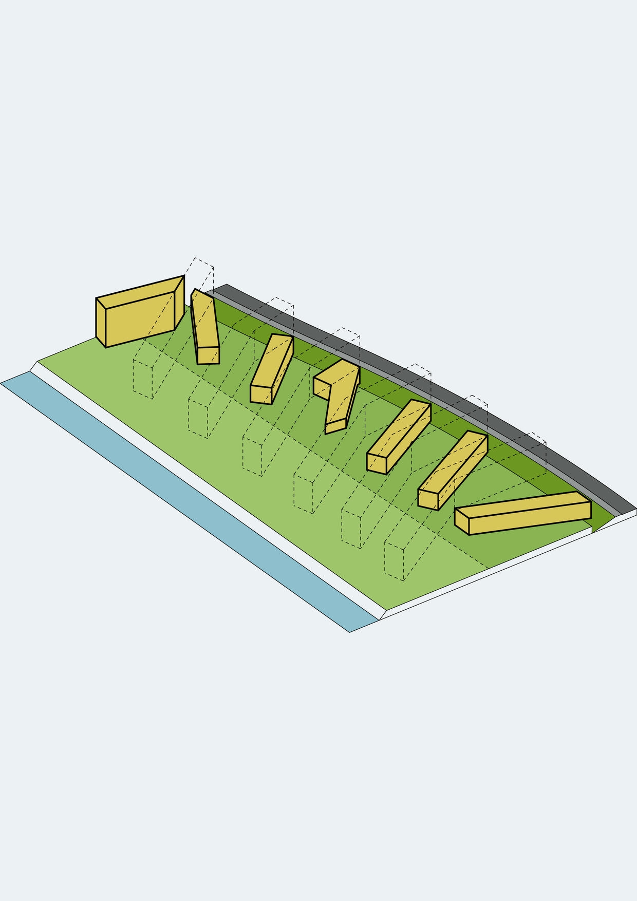 Design diagram, Student Residence of the University of Cyprus (Phase b)