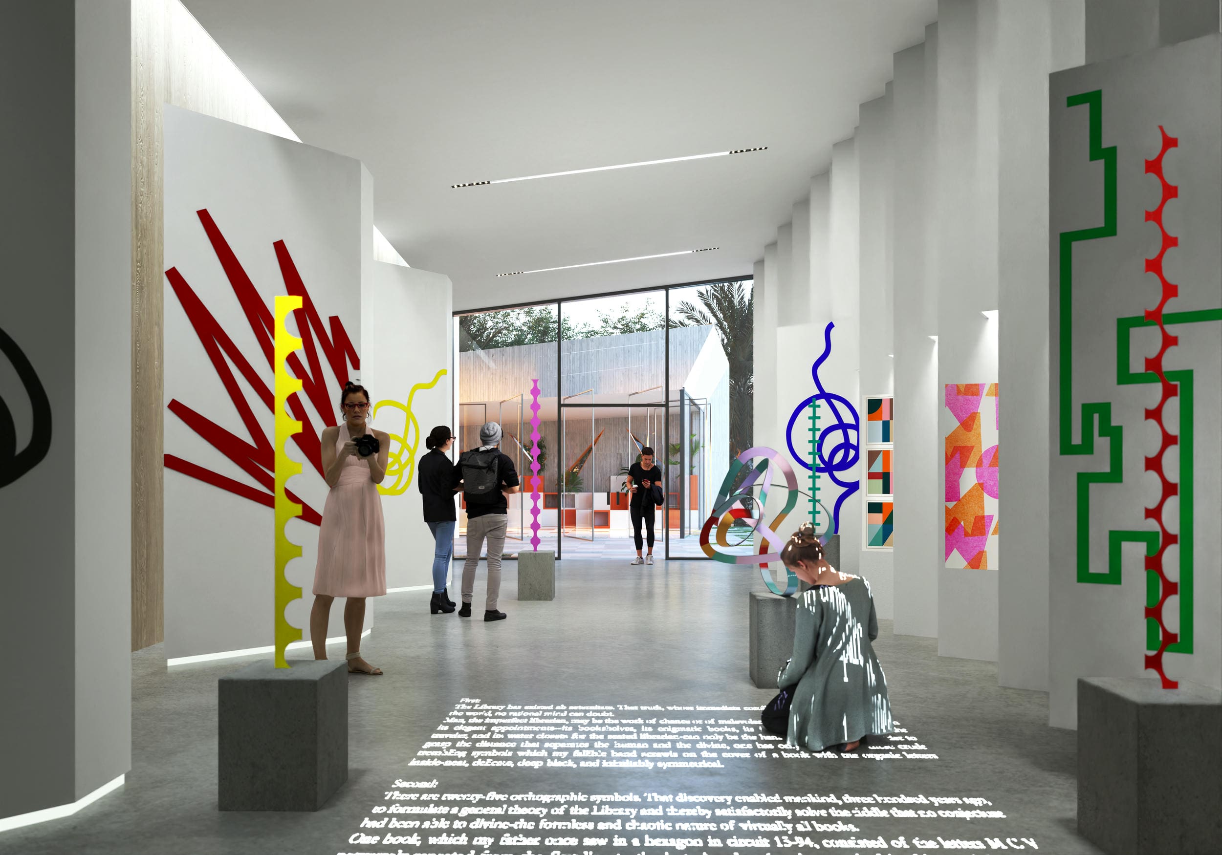 Exhibition hall, The Faculty of Multimedia and Graphic Arts of the Cyprus University of Technology