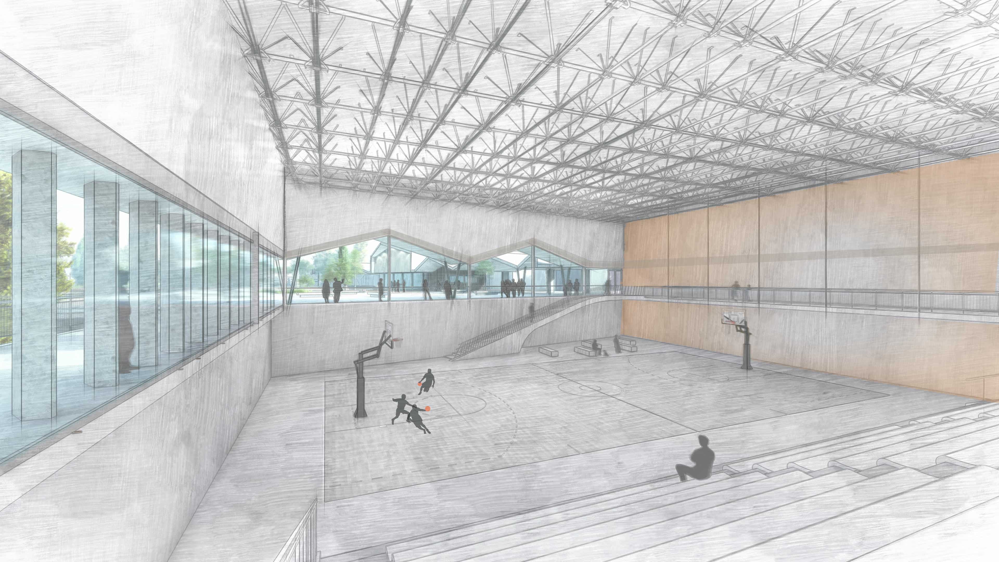 Pancyprian Highschool – Masterplan and Sports Hall, Nicosia