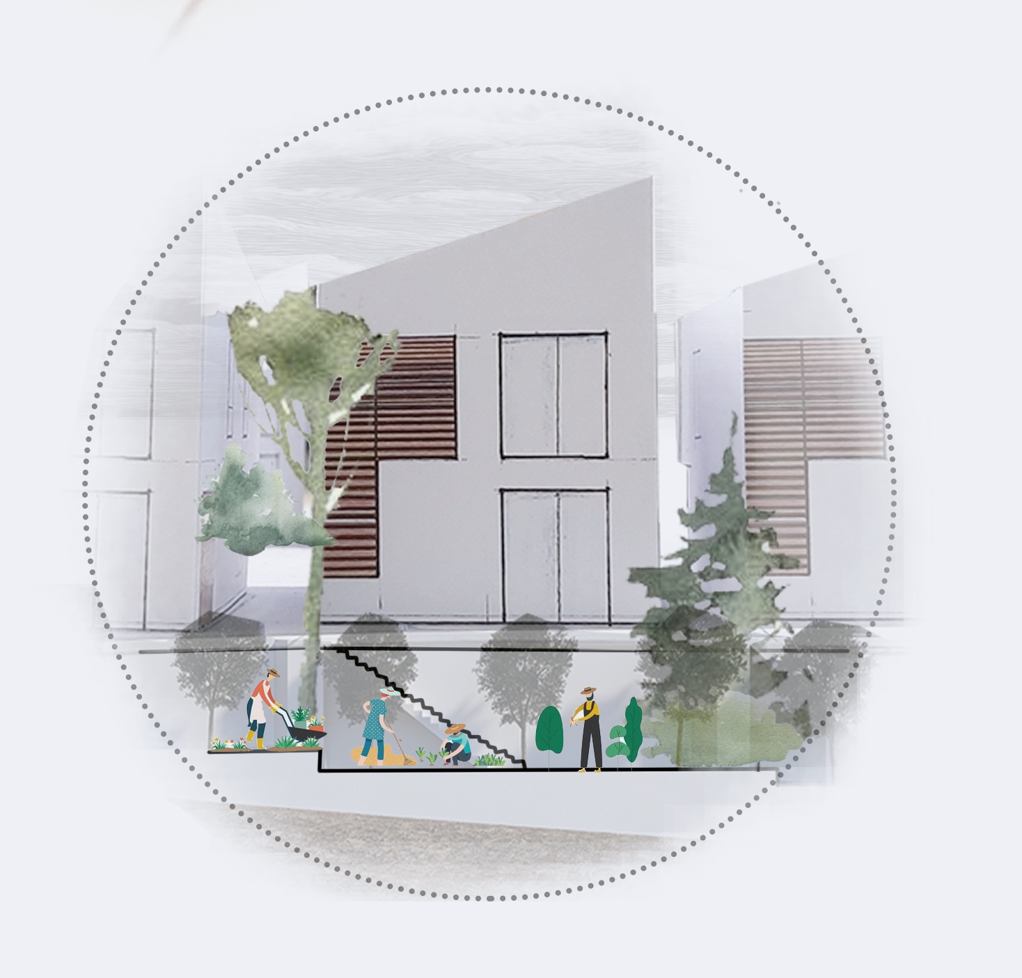 Design diagram, Social Housing Complex